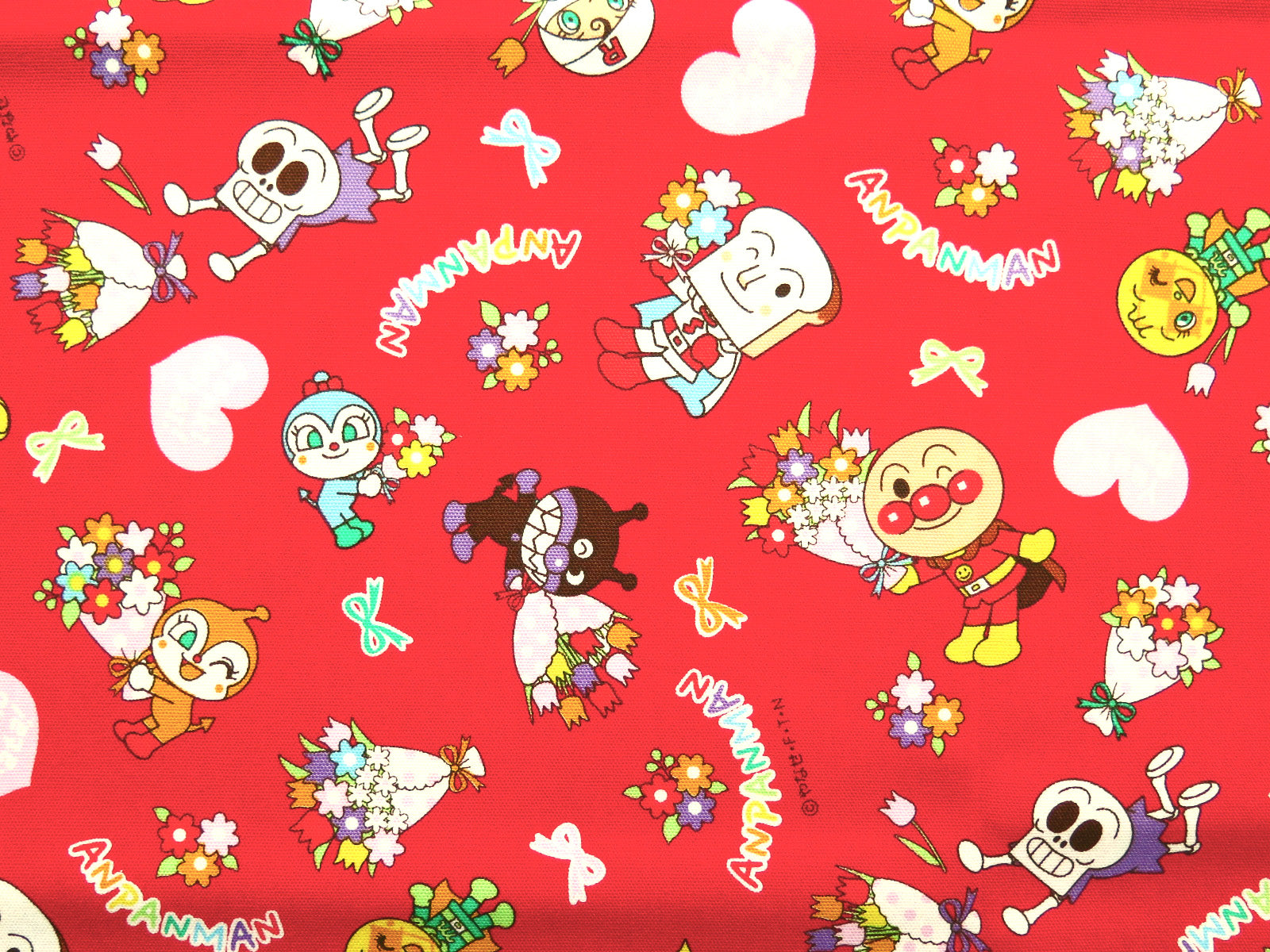 anpanman キャラクター 生地 アンパンマン #36 【オックス anpanman キャラクター 生地 アンパンマン #36 【オックス