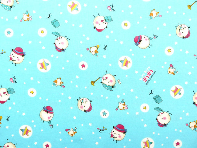 ちいさなちいさなポコポコ – キャラクター生地の夢木綿